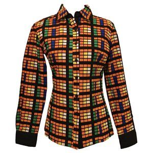 Tobams Colors Toju African Inspired Top - 10 - NWT